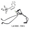 Tuyauterie de Carburant Peugeot 206 207 1007 Bipper 1.4 Hdi 1574T0 : Carrogreen